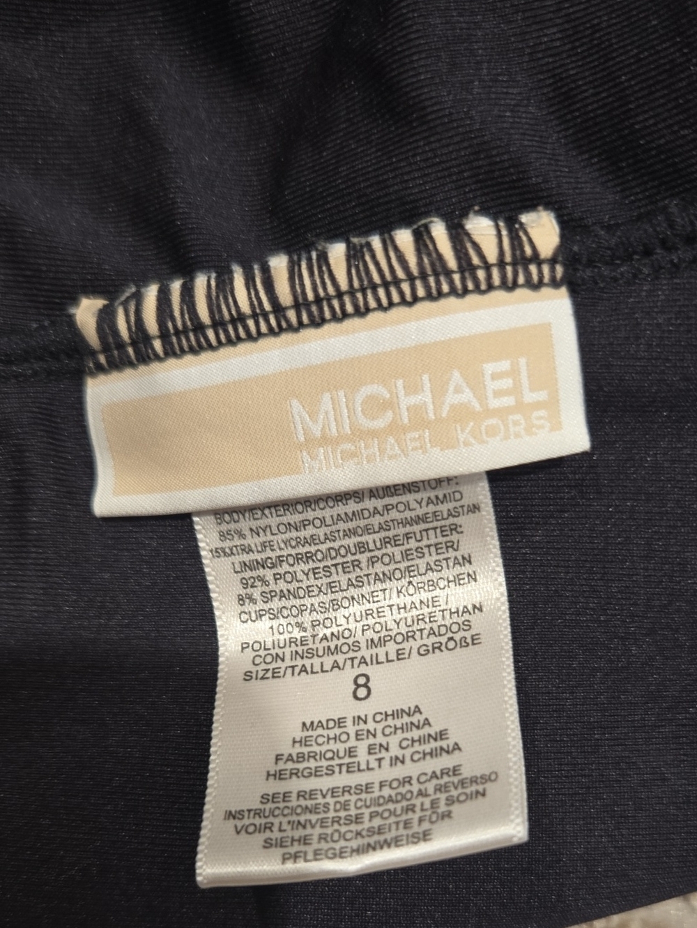 Michael Kors One Piece Bathung Suit. - Picture 4 of 4